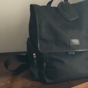 Black Coach Leatherware backpack